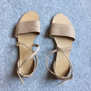 Nude strappy sandals